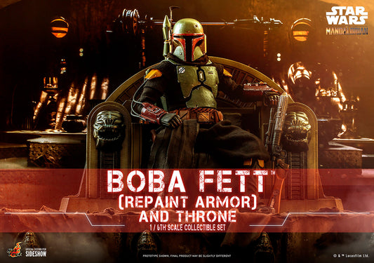 Boba Fett (Repaint Armor) and Throne