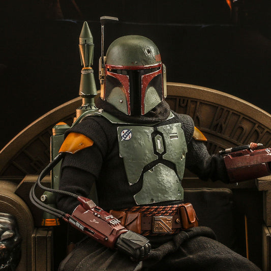 Boba Fett (Repaint Armor) and Throne