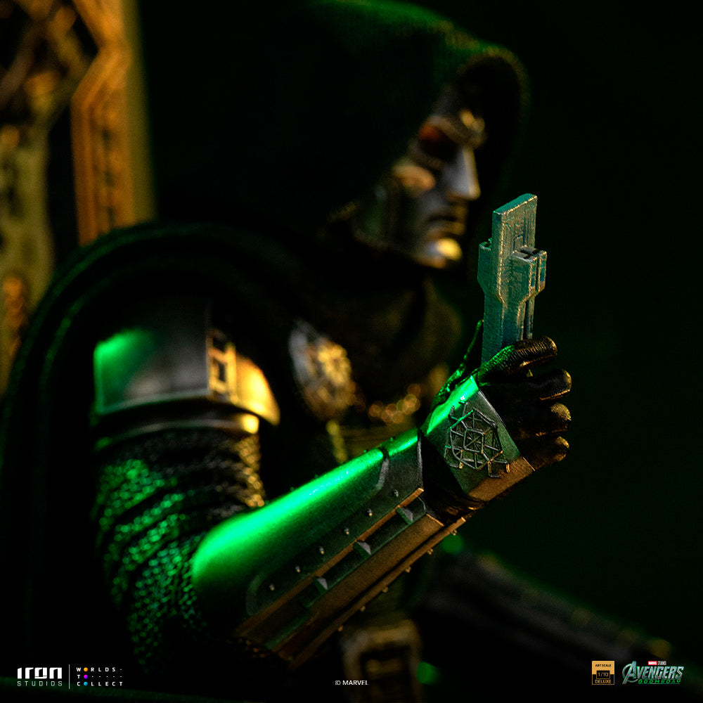 Doctor Doom on Throne