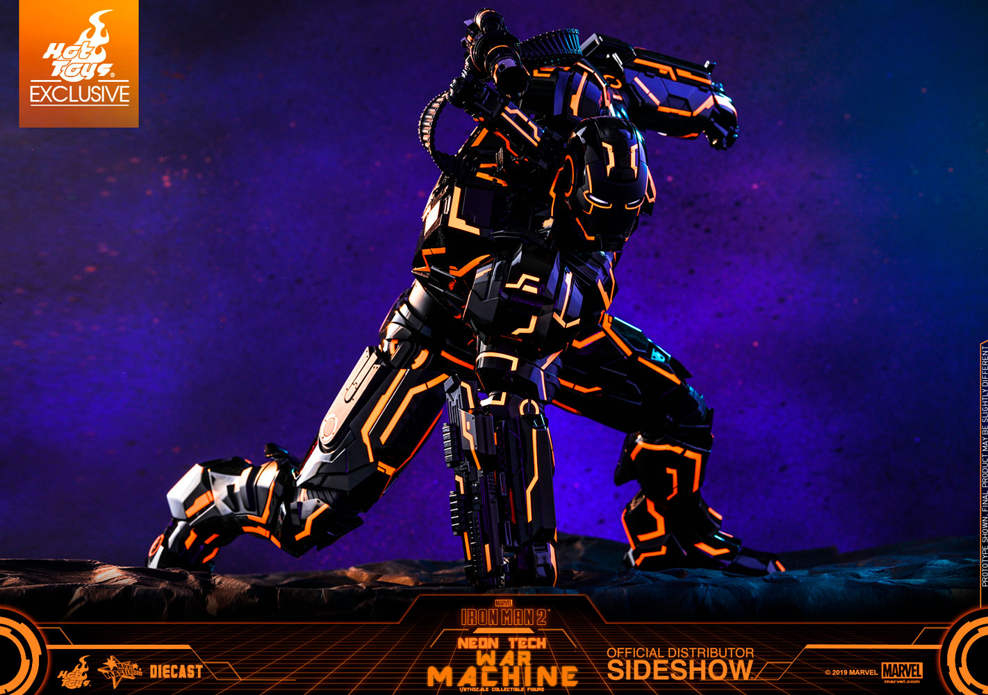 Neon Tech War Machine