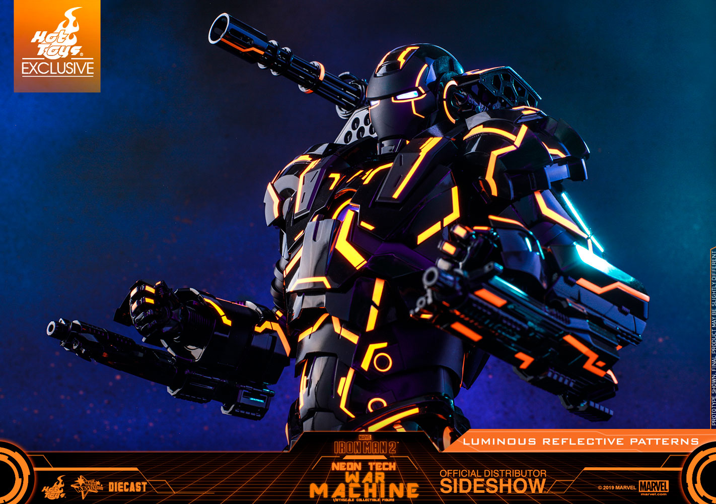 Neon Tech War Machine