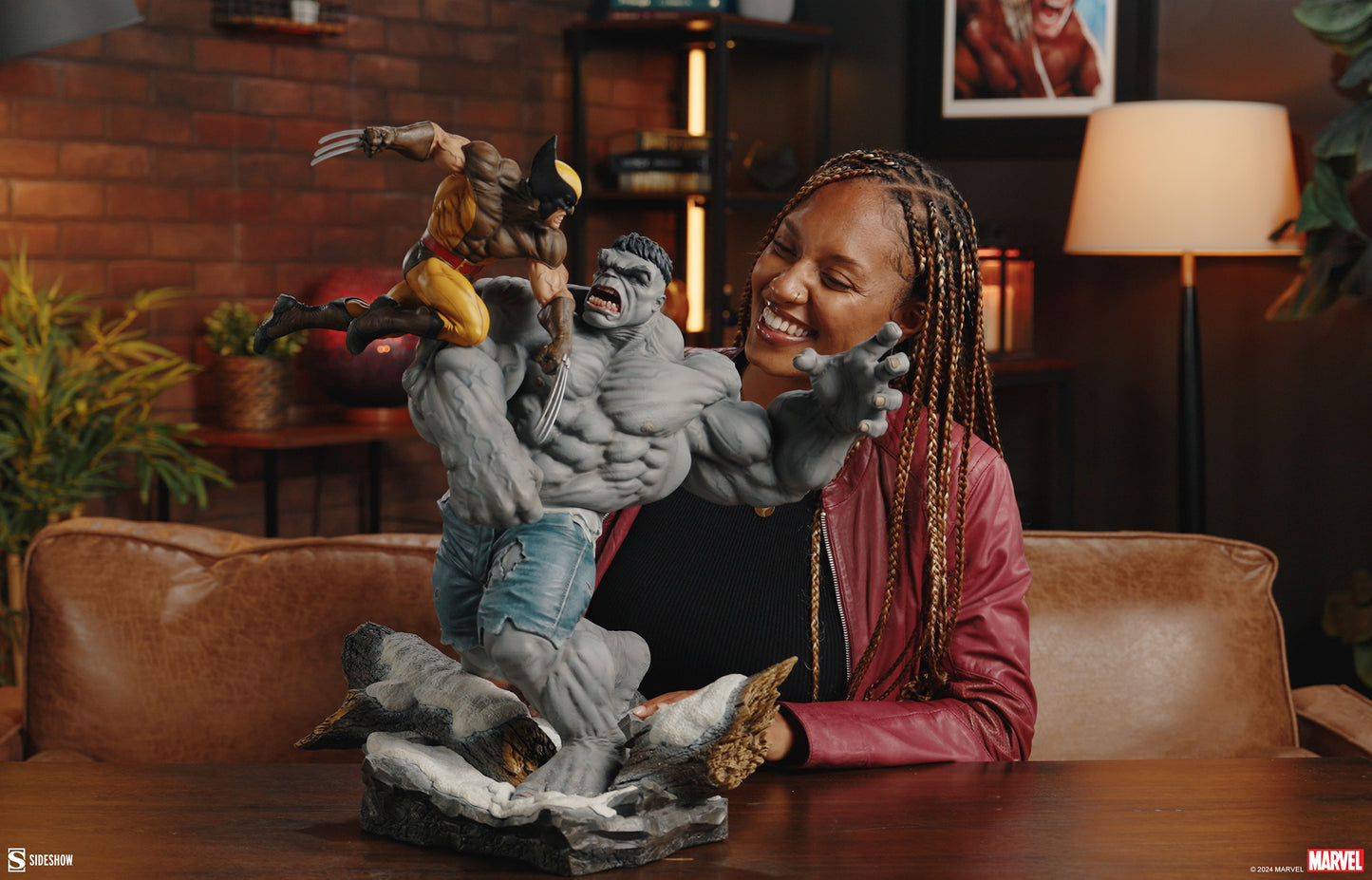 Grey Hulk vs Wolverine