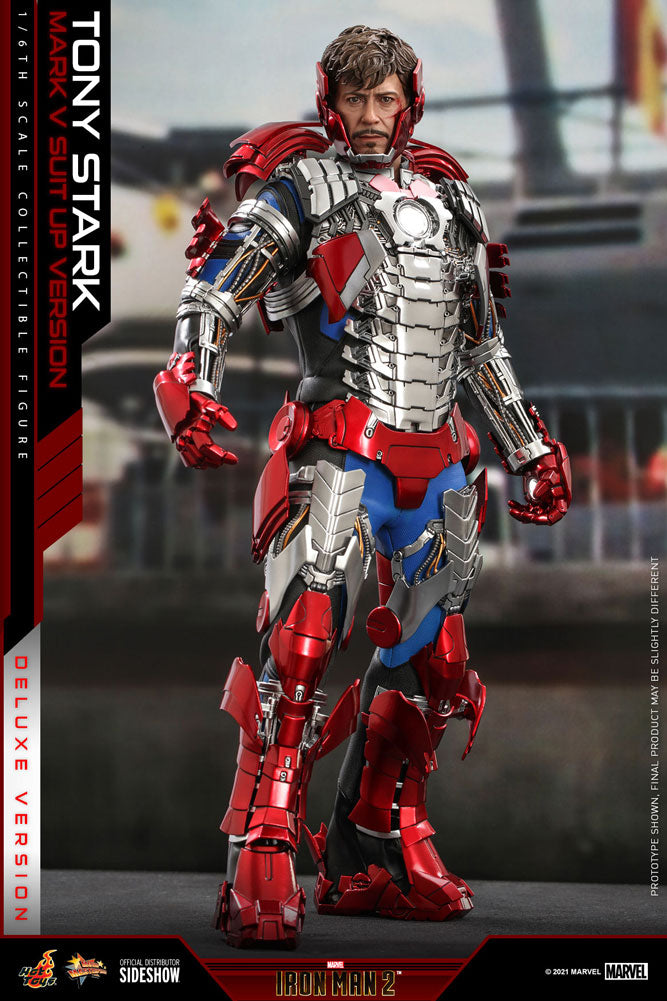 Tony Stark (Mark V Suit Up Version) Deluxe