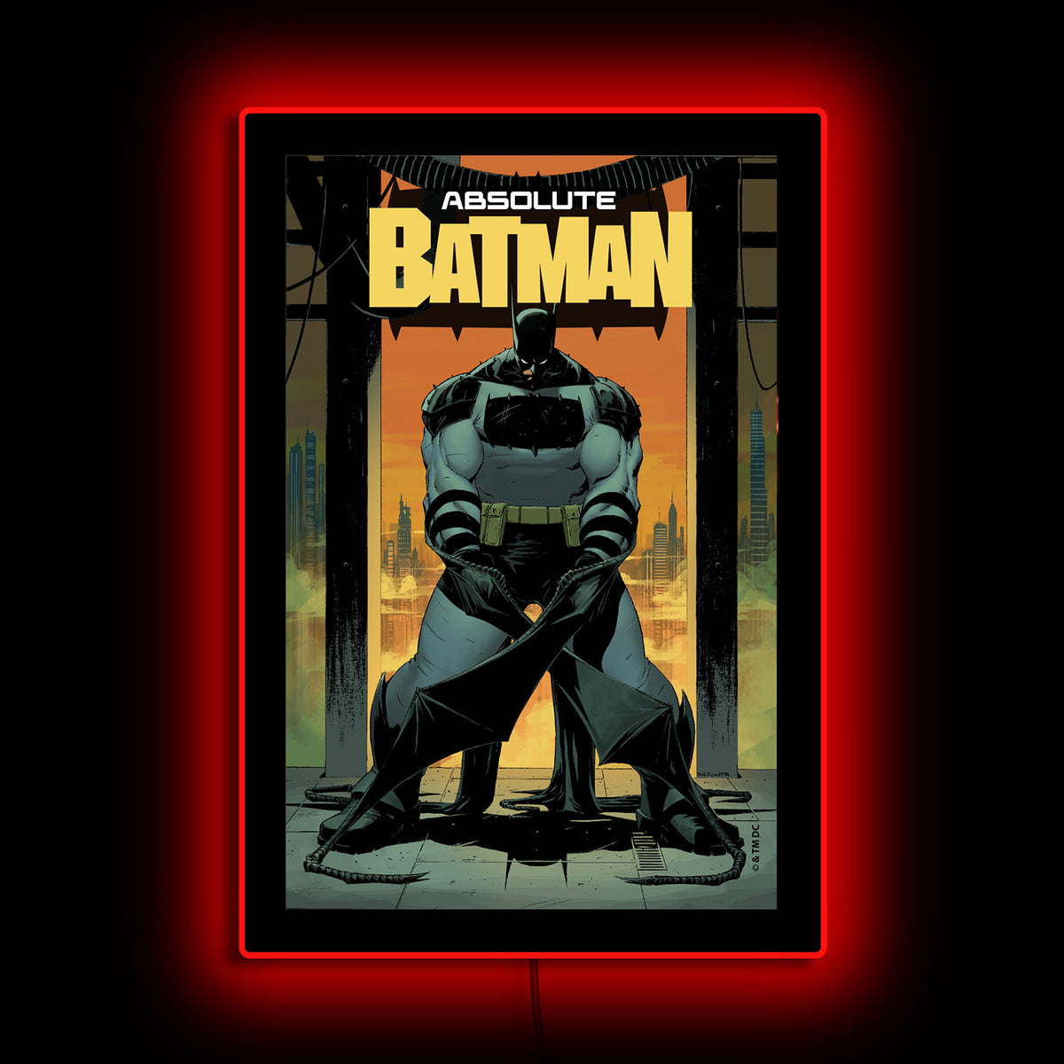 Absolute Batman LED Poster (Large)