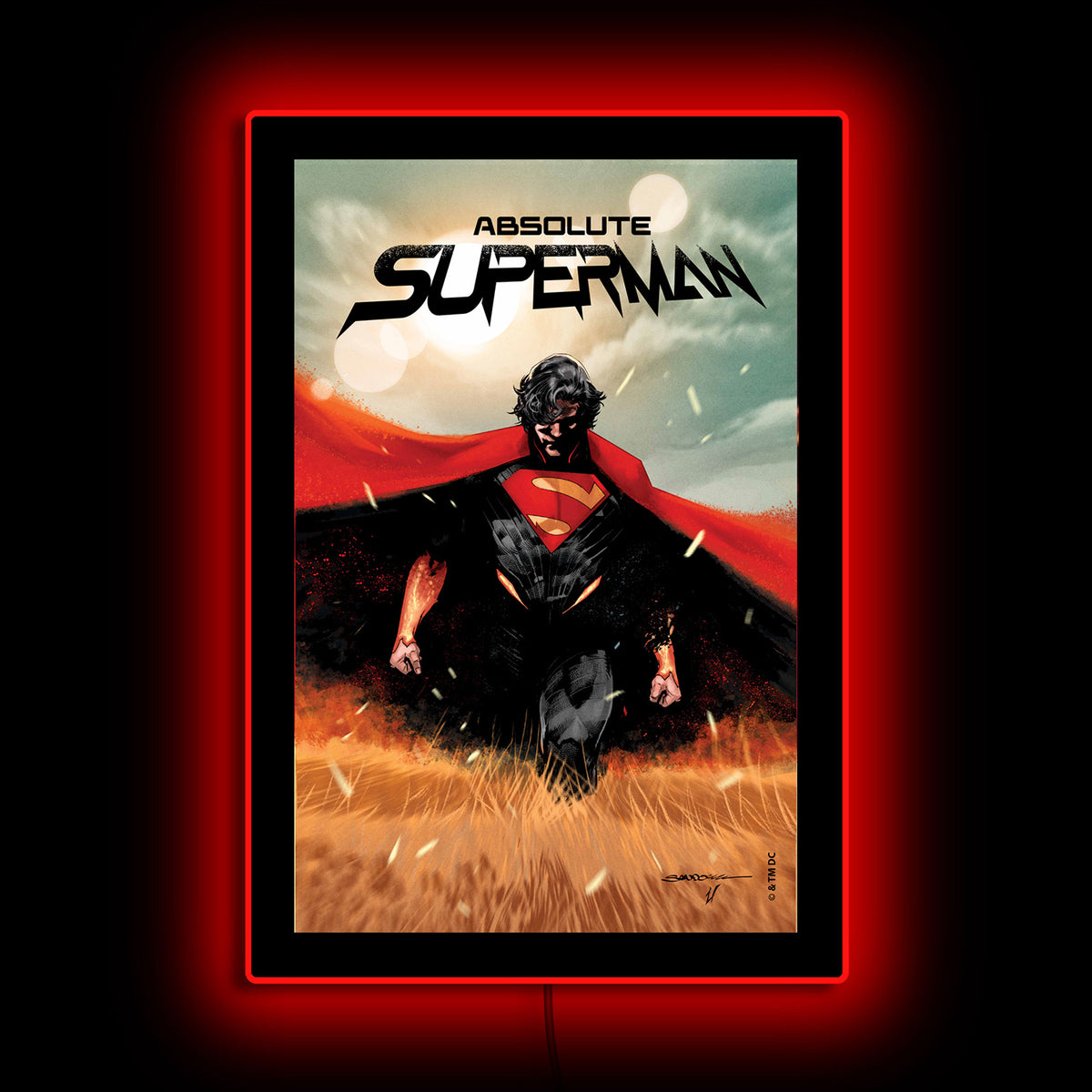 Absolute Superman LED Poster (Large)