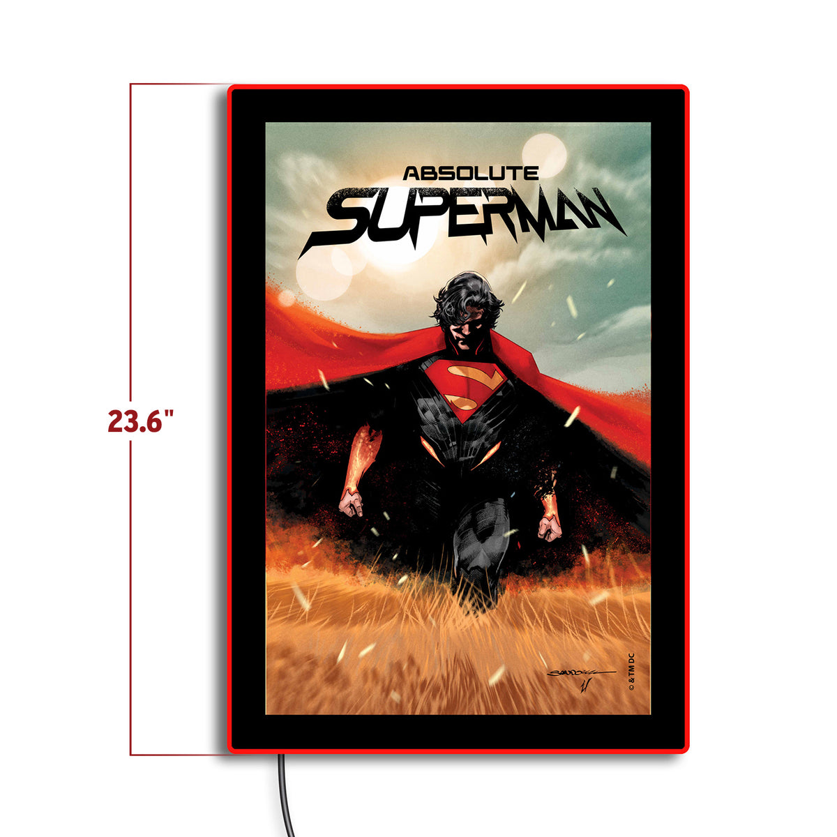 Absolute Superman LED Poster (Large)