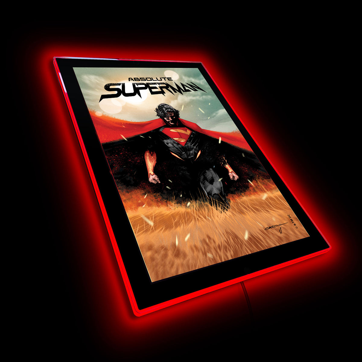 Absolute Superman LED Poster (Large)