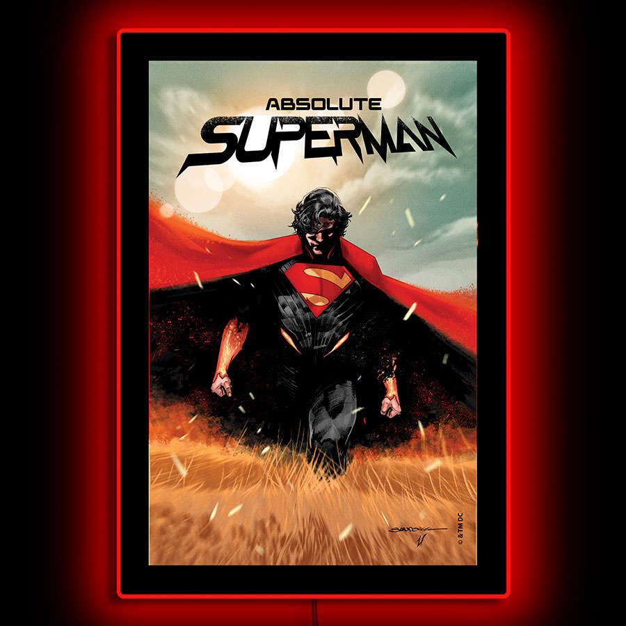 Absolute Superman LED Poster (Large)