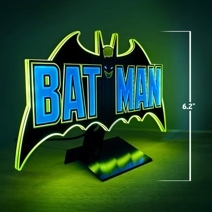 Vintage Batman LED Logo Light (Small)
