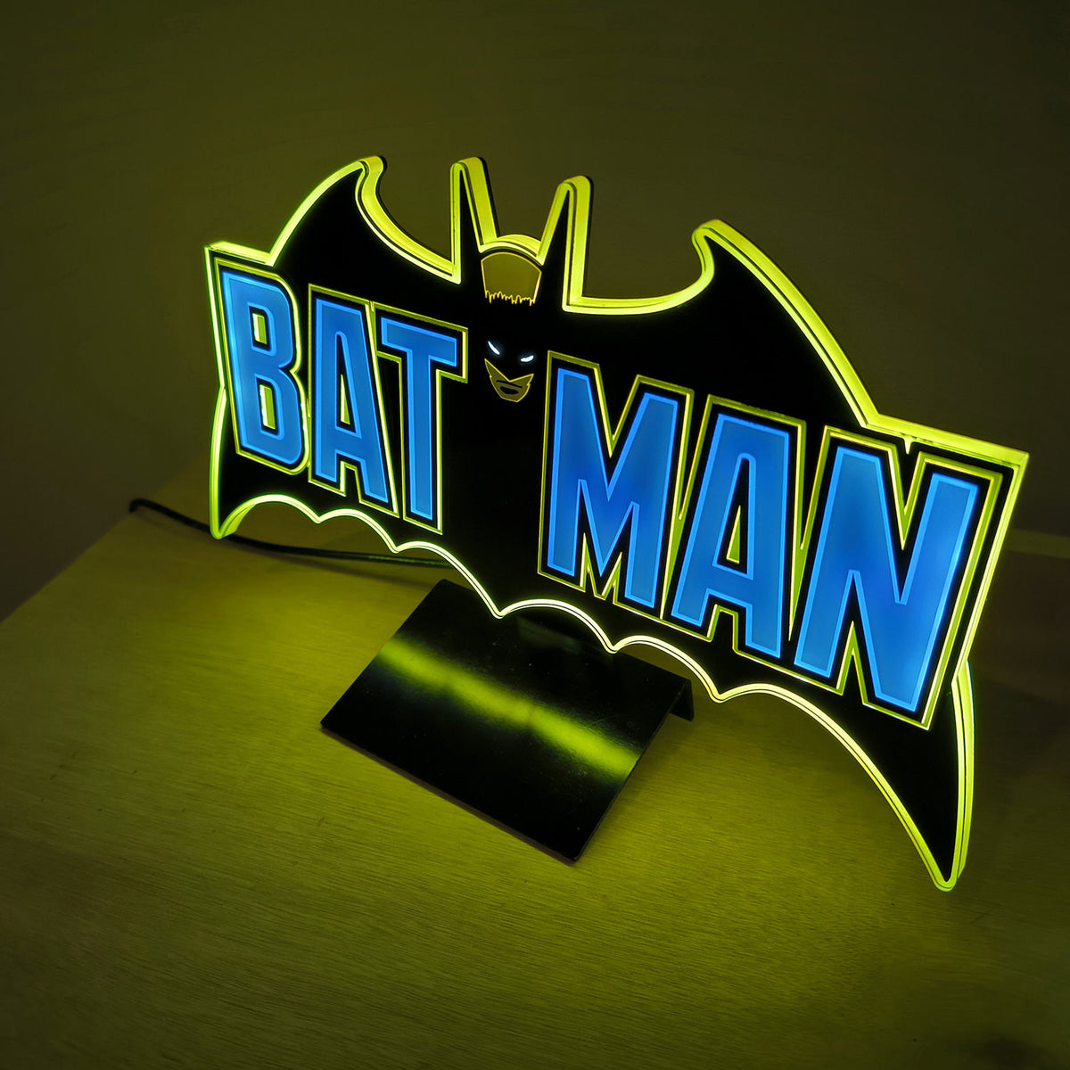Vintage Batman LED Logo Light (Small)