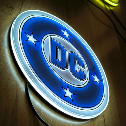 Vintage DC LED Logo Light (Circular)