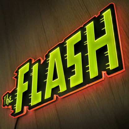 Vintage The Flash LED Logo Light (Small)