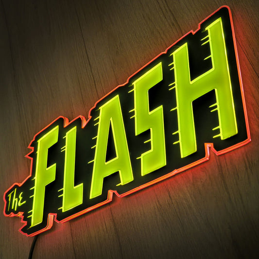 Vintage The Flash LED Logo Light (Small)
