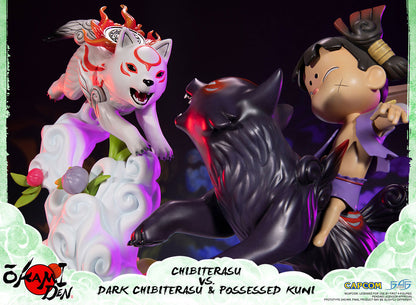 Chibiterasu vs Dark Chibiterasu & Possessed Kuni
