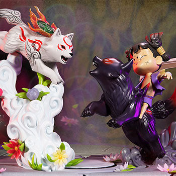 Chibiterasu vs Dark Chibiterasu & Possessed Kuni