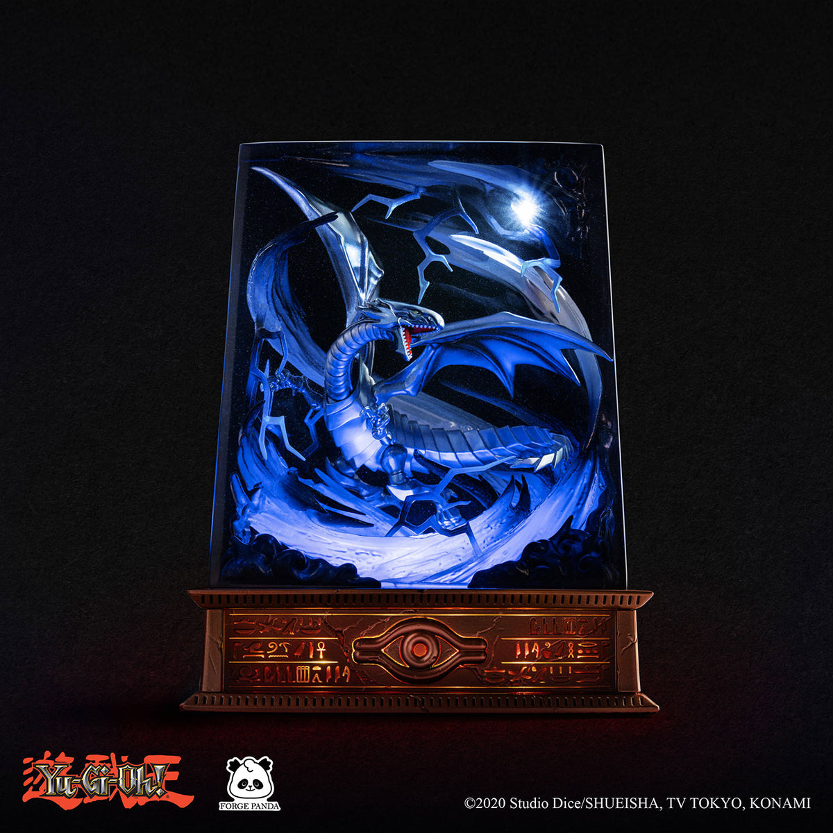 Blue-Eyes White Dragon Diorama LED