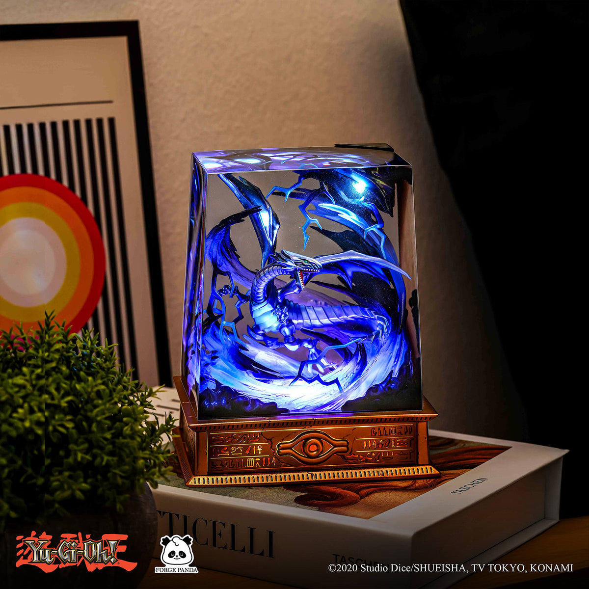 Blue-Eyes White Dragon Diorama LED