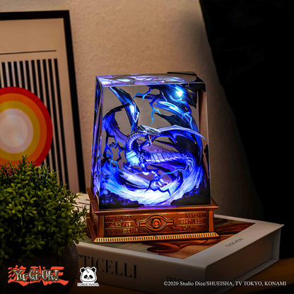 Blue-Eyes White Dragon Diorama LED