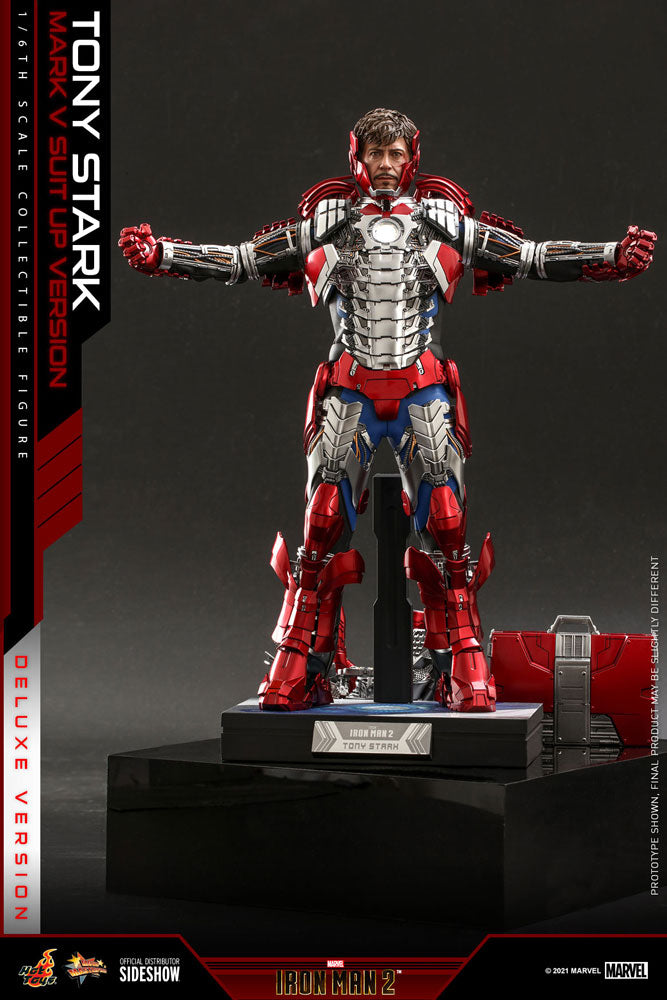 Tony Stark (Mark V Suit Up Version) Deluxe