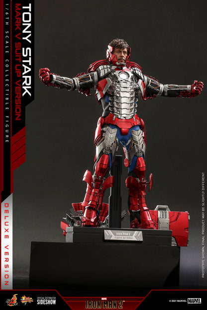 Tony Stark (Mark V Suit Up Version) Deluxe
