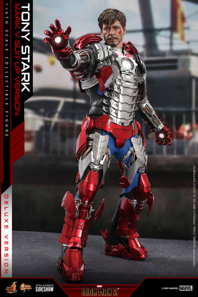 Tony Stark (Mark V Suit Up Version) Deluxe