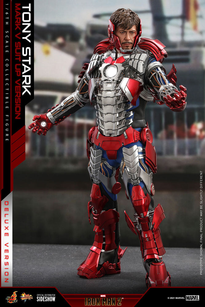Tony Stark (Mark V Suit Up Version) Deluxe