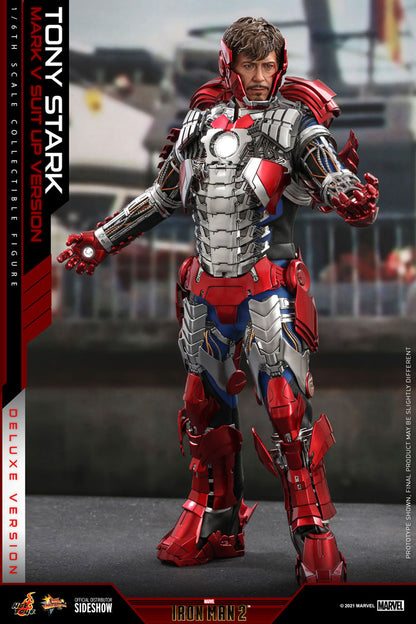 Tony Stark (Mark V Suit Up Version) Deluxe